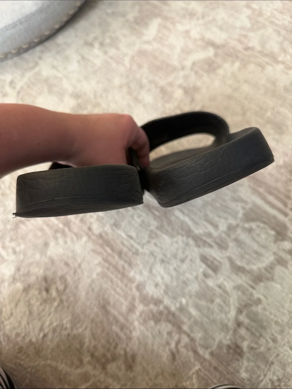 Gucci Black GG Supreme Slides with Gold Tiger Motif